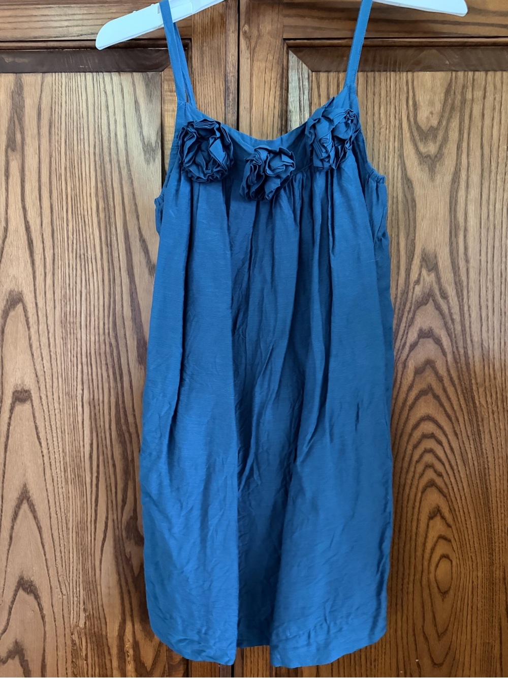 Crewcuts Blue Floral-Rose Sundress